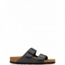 BIRKENSTOCK - Arizona Bfbc - Velvet Gray Tonal Buckles - 1032023/VELVET Gray Tonal Buckles