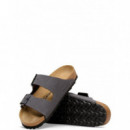 BIRKENSTOCK - Arizona Bfbc - Velvet Gray Tonal Buckles - 1032023/VELVET Gray Tonal Buckles