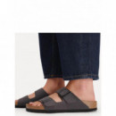 BIRKENSTOCK - Arizona Bfbc - Velvet Gray Tonal Buckles - 1032023/VELVET Gray Tonal Buckles