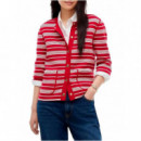 TOMMY HILFIGER - Co Jersey Stch Reversible Cardi - Xkc - F|WW0WW40846/XKC