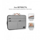Subblim Funda para  Portatil 13.3-14" Gris Claro Air Padding 360 AP36002  SUNPAK