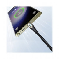 JOYROOM Cable Datos Tipo C M/m 100W Nylon Negro 1.2MTRS SA27-CC5