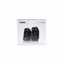 NILOX Altavoces para Pc por USB y Jack 3.5MM Negro 6W NXAPC02