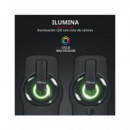 TRUST Altavoces para Pc con Luz Led Rgb Gemi 12W con Cable USB para Carga y Jack 3.5MM Audio
