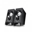 NGS Altavoces para Pc Multimedia 2.0 Sb 210 Negro por USB 12W