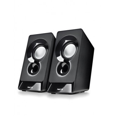 NGS Altavoces para Pc Multimedia 2.0 Sb 210 Negro por USB 12W