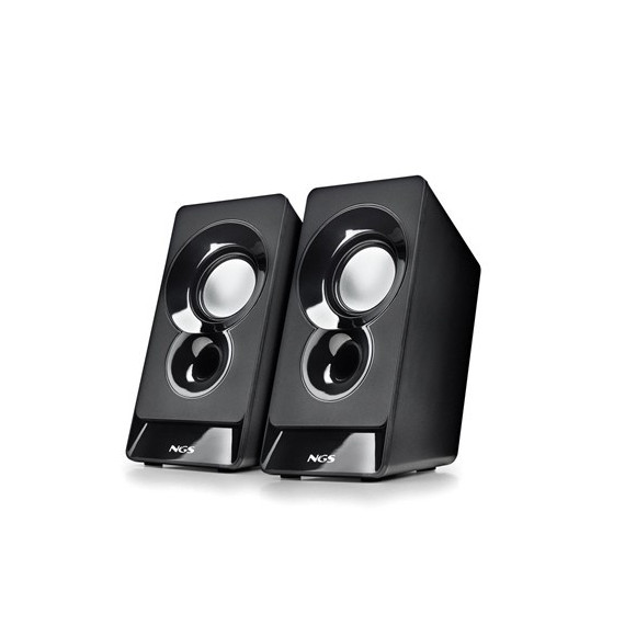 NGS Altavoces para Pc Multimedia 2.0 Sb 210 Negro por USB 12W