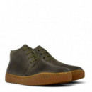 Camper Botines de nobuk verdes K300467-008-300