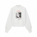 Guess  Sudadera pure white W6BQ19 K6978-G011