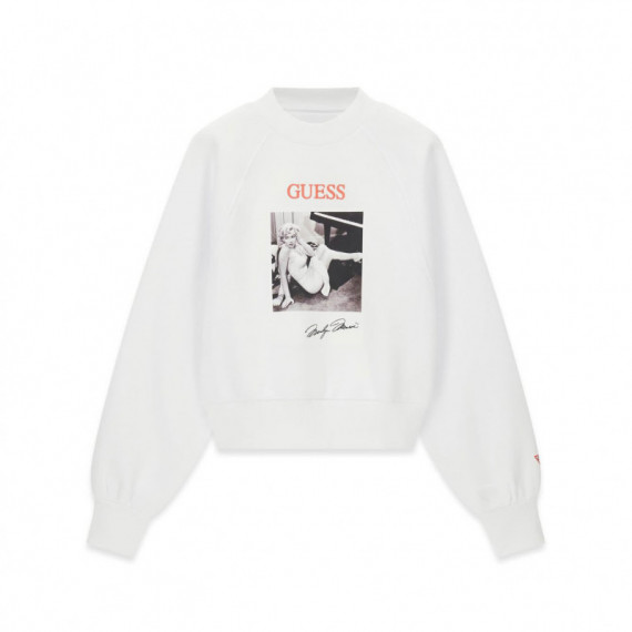 Guess  Sudadera pure white W6BQ19 K6978-G011