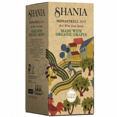 Shania Tinto Organic 2025 - Bag In Box 3 Litros  BODEGAS GIL FAMILY