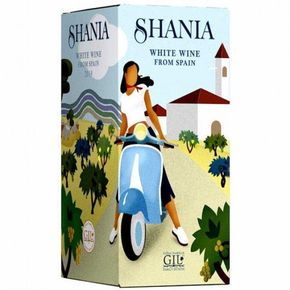 Shania Blanco 2025 - Bag In Box 3 Litros  BODEGAS GIL FAMILY