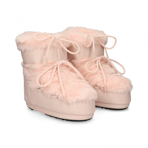 Botin Presky Pelo Sintetico Rosa  MOON BOOT
