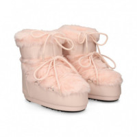 Botin Presky Pelo Sintetico Rosa  MOON BOOT