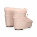 Botin Presky Pelo Sintetico Rosa  MOON BOOT