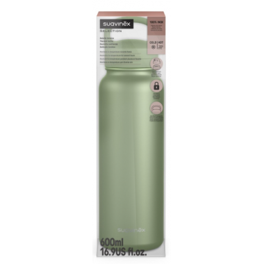 SUAVINEX Botella Termo de Acero Inoxidable Adulto Selection 1 Unidad 600 Ml