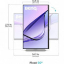Monitor BenQ MA270U 27 IPS 4K Multimedia Ergonómico USB-C HDMI Silver