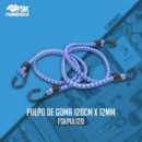 Juego 2 Ganchos Elásticos de Goma 120 cm x 12 mm Fontastock