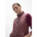 Thin Padded Short Vest In Nylon With Stu  LOLA CASADEMUNT