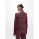 Thin Padded Short Vest In Nylon With Stu  LOLA CASADEMUNT