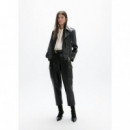 Leather-effect Biker Jacket With Stud de  LOLA CASADEMUNT