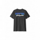 PATAGONIA - M's P-6 Logo T-Shirt - INBK - 37882/INBK