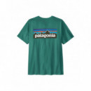 PATAGONIA - M's P-6 Logo T-Shirt - CNGR - 37882/CNGR