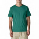 PATAGONIA - M's P-6 Logo T-Shirt - CNGR - 37882/CNGR
