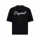 DSQUARED - Dsquared2 Signature Loose Fit Tee - 900 - S74GD1524D20106/900