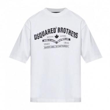 DSQUARED - Loose Fit Tee - 100 - S74GD1599D20106/100
