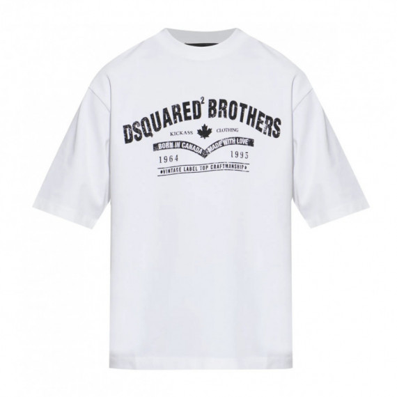 DSQUARED - Loose Fit Tee - 100 - S74GD1599D20106/100