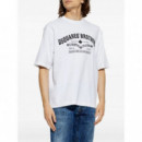 DSQUARED - Loose Fit Tee - 100 - S74GD1599D20106/100