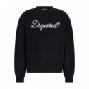 DSQUARED - Dsquared2 Signature Relax Fit Crewneck - 900 - S74GU0928D25029/900