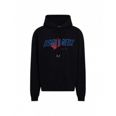 DSQUARED - Relax Fit Hoodie - 900 - S74GU0951D25029/900