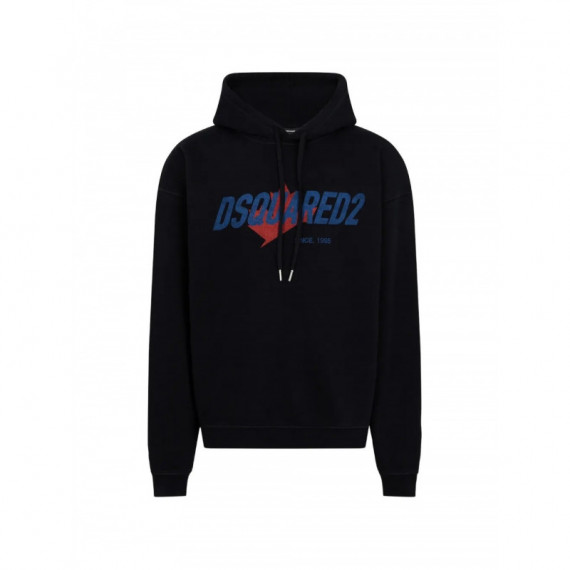 DSQUARED - Relax Fit Hoodie - 900 - S74GU0951D25029/900