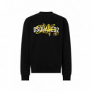 DSQUARED - Cool Fit Crewneck - 900 - S74GU0977D25028/900