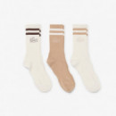 TRIPACK CALCETINES FARINE/GRUME-NOIX-FOU
