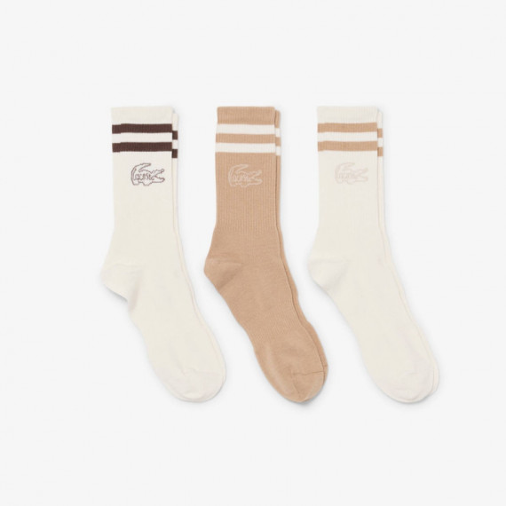 TRIPACK CALCETINES FARINE/GRUME-NOIX-FOU