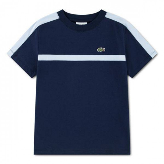 Lcb Colorblock Stripe Tee Marine  LACOSTE