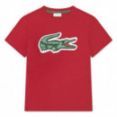 Lcb Puff Tee LACOSTE Rouge