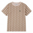 Lcb Monogram Print Tee Mansia  LACOSTE