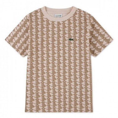 Lcb Monogram Print Tee Mansia  LACOSTE