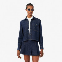 Camisa Denim Ligera de Corte Regular  LACOSTE