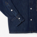 Camisa Denim Ligera de Corte Regular  LACOSTE