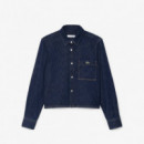 Camisa Denim Ligera de Corte Regular  LACOSTE
