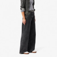 Jeans Wide Leg Dark Grey Vintage  LACOSTE