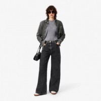 Jeans Wide Leg Dark Grey Vintage  LACOSTE