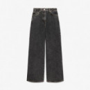 Jeans Wide Leg Dark Grey Vintage  LACOSTE