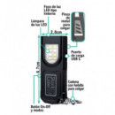 STOCK LIDER Linterna Llavero Led Recargable con Pinza SL11095