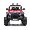 Coche Bateria 4X4 Rojo